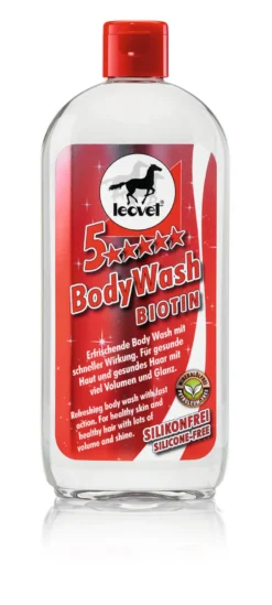 Leovet 5-STERNE Biotin Body Wash, 500 ml
