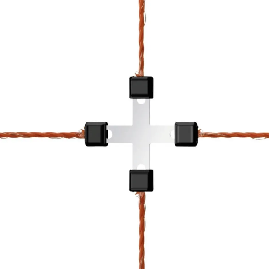 Litzclip Litzen-Kreuzverbinder 3 mm, (5 St./Blister), Edelstahl