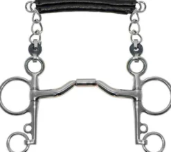 METALAB Elite Pelhamgebiss, gebogen, Zungenfreiheit, lange Schenkel