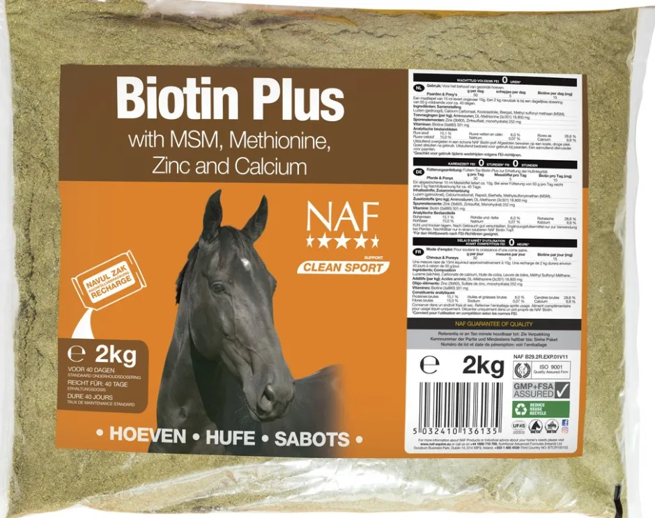 NAF Biotine Plus Ergänzungsfuttermittel, Nachfüllpack