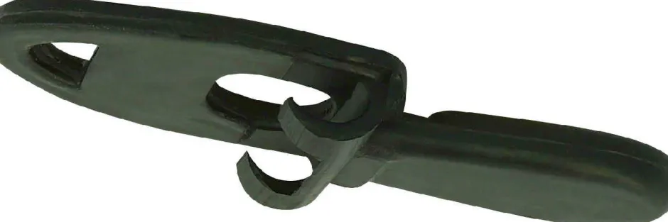 NORTON Gummizungenlöffel, schwarz