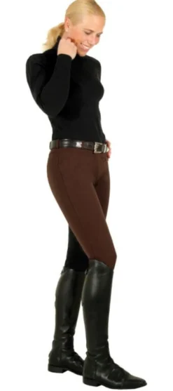 PFIFF Vollbesatzhose für Damen, Damengrösse 36, braun