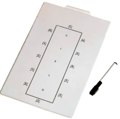 Plastiktafel mit Dressurviereck