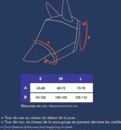PRO SERIES Fliegenmaske mit UV-Schutz