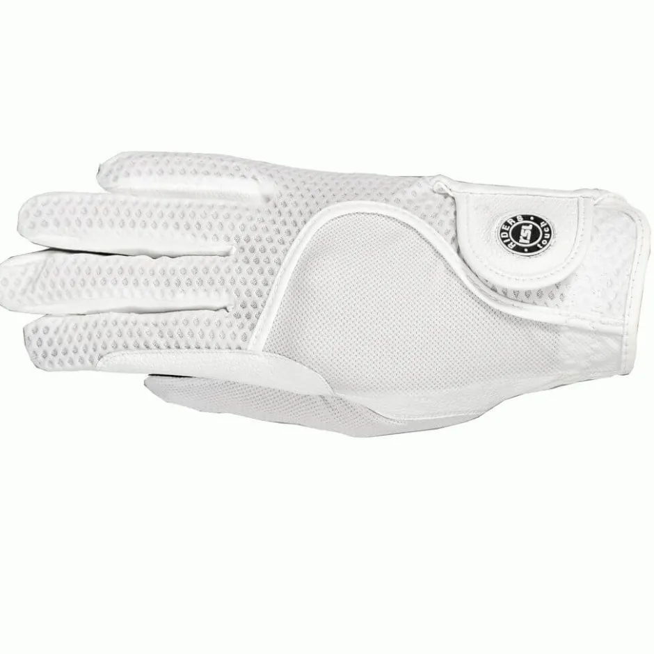 RSL LONDON Reithandschuhe aus Serino u. Mesh-Material