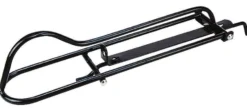 Sattelhalter klappbar, mit Kunststoff beschichtet, schwarz