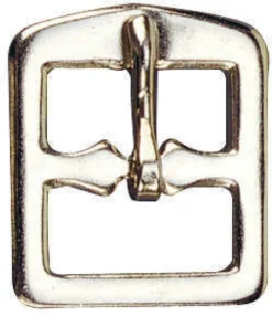 Steigbügelriemenschnalle, Stahl vernickelt, Breite 25 mm/1