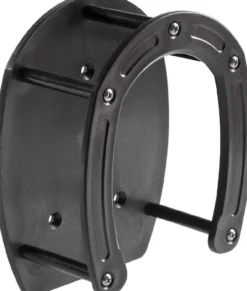 Trensenhalter in Hufeisenform, schwarz