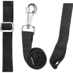 WALDHAUSEN Elastik-Beinschnüre, verstellbar, schwarz