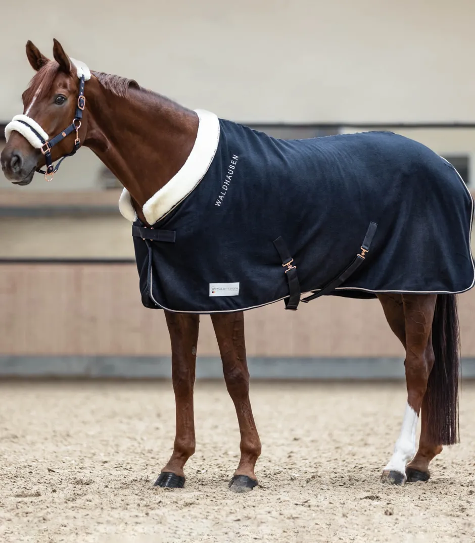 WALDHAUSEN Fleecedecke Modern Rosé