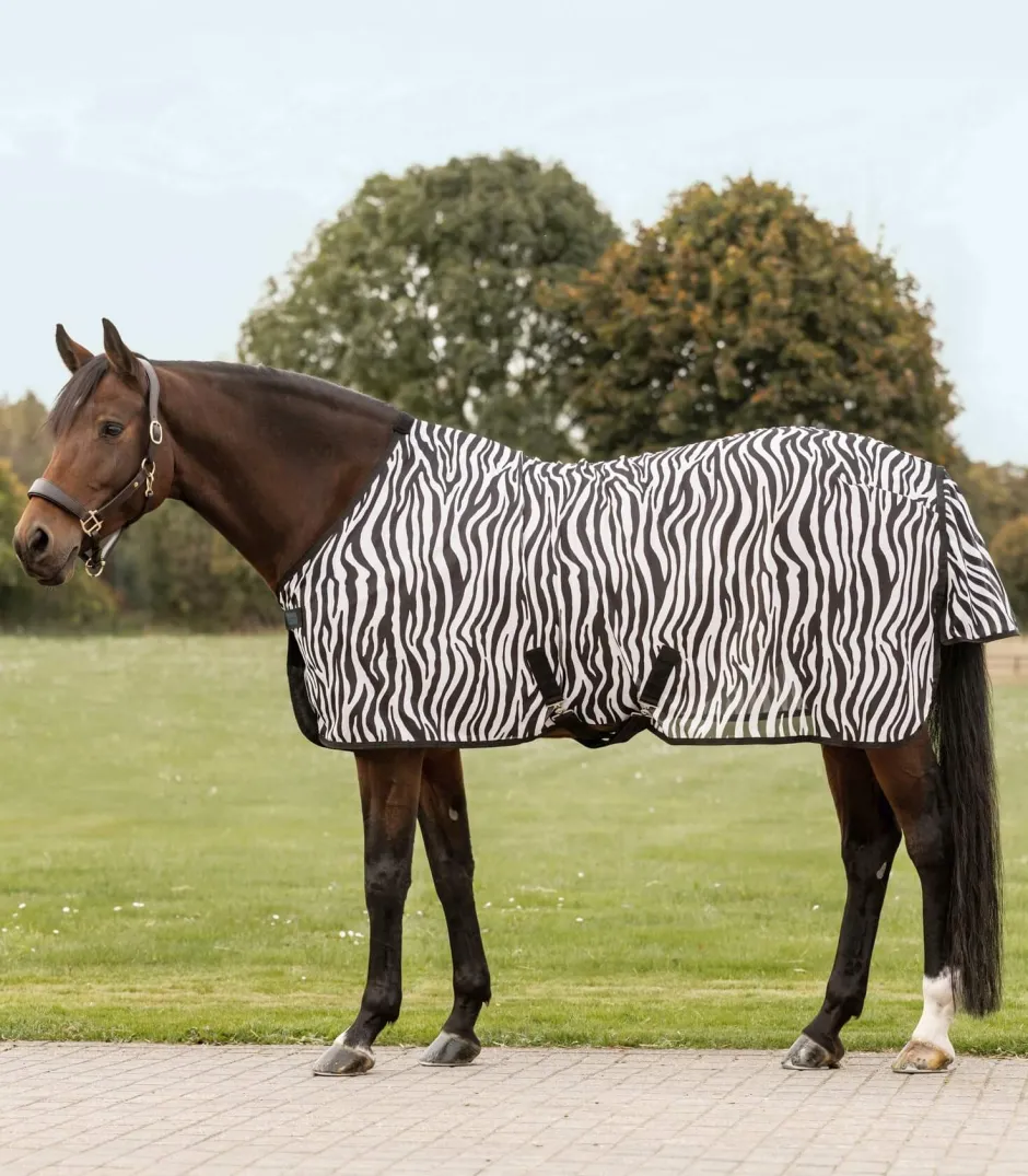 WALDHAUSEN Fliegendecke Zebra mit Kreuzgurten