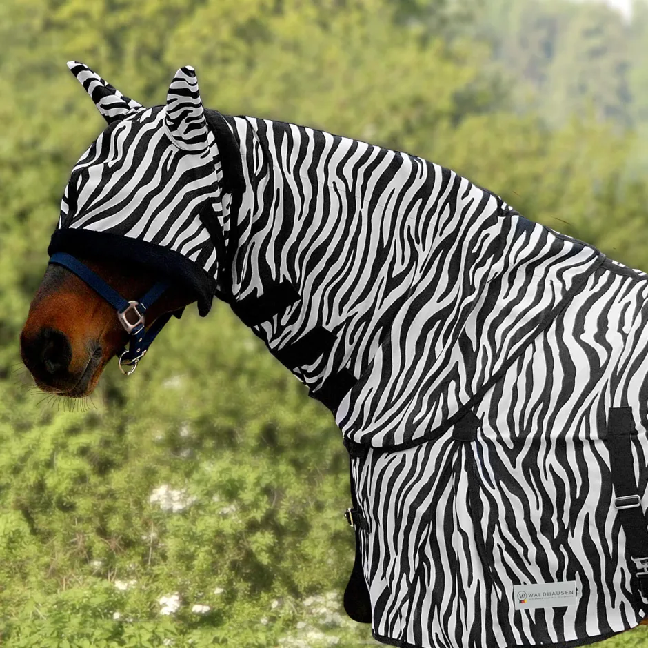 WALDHAUSEN Fliegenhalsdecke Zebra