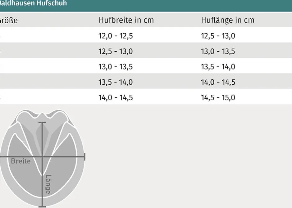 WALDHAUSEN Huf- und Krankenschuh, Stück