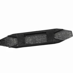 WALDHAUSEN Kinnkettenunterlage Gummi, Länge 15 cm, schwarz
