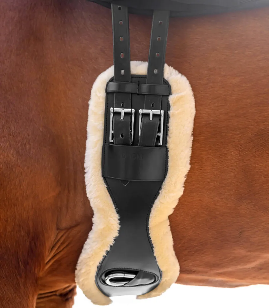WALDHAUSEN Ledersattelgurt mit ECO Wool