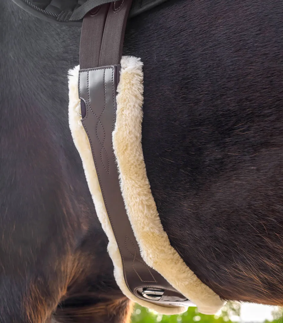 WALDHAUSEN Ledersattelgurt mit ECO Wool