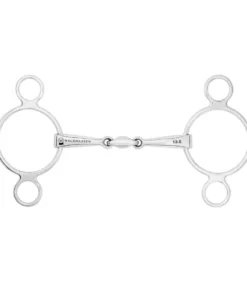 WALDHAUSEN 3-Ring Gebiss, doppelt gebrochen