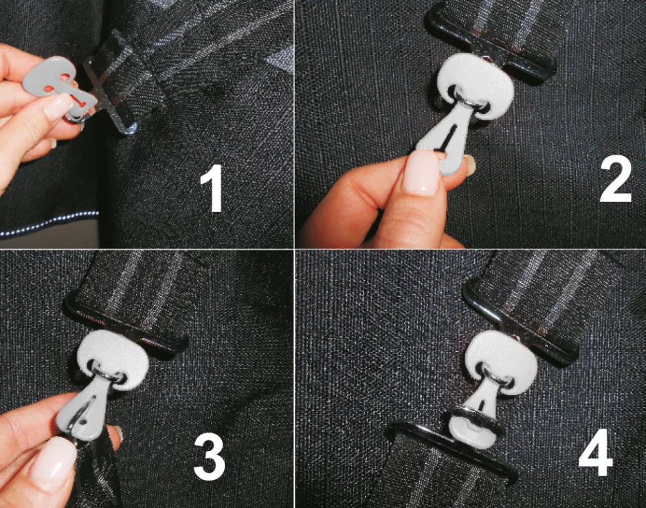 WALDHAUSEN Safe-Gum, 18er Set gemischt, silbergrau