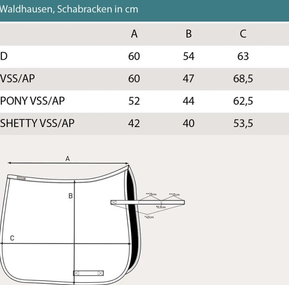 WALDHAUSEN Schabracke Valencia