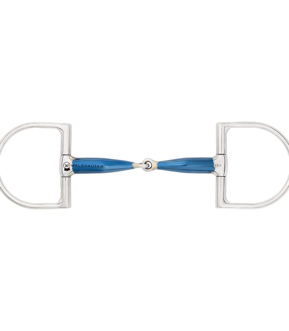 WALDHAUSEN Sweet Iron D-Ring Gebiss, einfach gebrochen