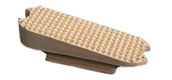 Weiße Gummieinlagen für „Fillis” - Steigbügel, schräg, Breite 12 cm , weiß