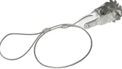 Zahnrad-Drahtspanner mit integriertem Isolator und Drahtseil